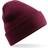 Beechfield Soft Feel Knitted Winter Hat - Burgundy