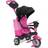smarTrike 650-0600 4-in-1 Tricycle Children's Vehicle, Pink