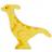 Tender Leaf Toys Parasaurolophus Dinosaur Toy For Children Made From Solid Wood