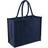 Westford Mill Classic Jute Shopper Bag 2-pack - Navy