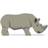 Wooden Safari Animal Rhinoceros