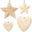 Creotime Hearts & Stars, 4 pc/ 1 pack