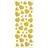 Creativ Company Glitterstickers, guld, hjärtan, 10x24 cm, 2 ark/ 1 förp