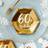 Luck and Luck Gold 60th Birthday Party Paper Plates Partyware Tableware 20cm x 6