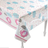 Unique Party 41653 Plastic Pink Elephant Baby Shower Tablecloth, 7ft x 4.5ft