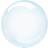 Folie-plast ballong Transparent Blå