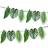 Talking Tables Green Tropical Palm Leaves Garland Bunting- 2.6M Reusable Hawaiian Theme Party Decorations for Birthday, Summer, Luau, Jungle, Paper, Length, 8.5ft