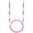 Knitpro KP42103 Knitting Pins: Circular, Pink, 100cm x 2.5mm