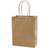 Paper Bag, H: 23 cm, W: 18x9 cm, 125 g, brown, 10 pc/ 1 pack