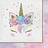 Vegaoo Creative Party PC343831 Floral Unicorn Baby 2-Ply Lunch Paper Napkins-16 Pcs