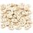 Creativ Company Wooden Buttons, D: 8 mm, 2 holes, 50 pc/ 1 pack