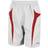 Spiro Micro-Team Sports Shorts Men - White/Red