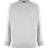 adidas Women Essentials Studio Lounge 3-Stripes Sweatshirt - Medium Grey Heather/White