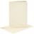 Creativ Company Cards and Envelopes, card size 10,5x15 cm, envelope size 11,5x16,5 cm, mother of pearl, 120 210 g, off-white, 4 set/ 1 pack