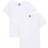 Petit Bateau Boy's S/S T-shirt 2-pak - White (A01FU-00)