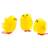 Creative Easter Chicks, H: 30 mm, yellow, 12 pc/ 1 pack