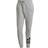 adidas Essentials Fleece Tapered Cuff Logo Pants - Medium Grey Heather/Black