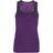 Tridri Panelled Fitness Vest Women - Purple/Charcoal