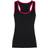 Tridri Panelled Fitness Vest Women - Black/Hot Pink