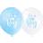 Unique Party 56115 12" Pearlised Latex Assorted Blue "It's A Boy" Baby Shower Balloons, Pack of 5