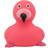 Lilalu Pink Flamingo Rubber Duck Bathtime Toy