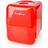 Nedis Portable mini fridge AC 100 Orange, Red