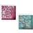 Creativ Company Deco Foil and transfer sheet, spring, 15x15 cm, light blue, pink, 2x2 sheet/ 1 pack