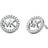 Michael Kors Logo Stud Earrings - Silver/Transparent