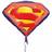 Amscan 2969201 Superman Emblem Foil SuperShape Balloon 26"