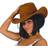 Fiestas Guirca Cowboy Hat Artificial Leather Brown