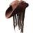 Wicked Costumes Caribbean Jack Sparrow Hat with Hair & Beads