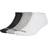 adidas No-Show Socks 3-pack Unisex - Medium Grey Heather/White/Black
