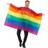 Smiffys Rainbow Flag Costume