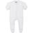 Larkwood Baby's Plain Long Sleeved Sleepsuit - White
