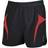 Spiro Micro-Lite Running Shorts Unisex - Black\Red