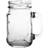 Olympia - Glass Jar with Straw 45cl 12pcs