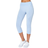 USA Pro Seamless Capri Cropped Leggings Women - Brunera Blue