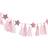 Ginger Ray Garlands Tassel With Stars Pink/White