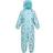 Regatta Kid's Printed Splat II Waterproof Puddle Suit - Cool Aqua Penguin