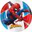 Vegaoo Marvel's Spider-Man Super Hero Eco-Friendly Compostable Paper Plates 23cm 8Ct