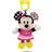 Clementoni Rattle Minnie Mouse Teether for Babies Texture (18 x 28 x 11 cm)