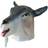 Bristol Novelty Unisex Adults Rubber Goat Mask (One Size) (Grey/White)