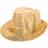 Folat Trilby Hat Gold Sequins