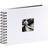 Hama 2107 Fine Art Spiralbound Photo Album, 24 x 17cm, Chalk White, 50 Black pages, 24 x 17 cm