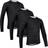 Gripgrab Ride Thermal Long Sleeve Base Layer Men 3-pack - Black