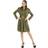 Orion Costumes Womens World War 2 Khaki Army Uniform 1940 Fancy Dress
