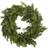 Ginger Ray Cedar Pine Foliage Christmas Wreath with Lights