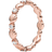 Pandora Sparkling Seashell Band Ring - Rose Gold/Transparent