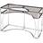 Dkd Home Decor Silver Glass Console Table 75x120cm