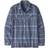 Patagonia Long Sleeved Organic Cotton Midweight Fjord Flannel Shirt - Brisk/Dolomite Blue